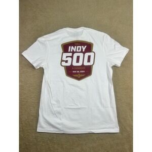 Indy 500 108th Race Gainbridge 2024 Graphic T Shirt Men XL White
